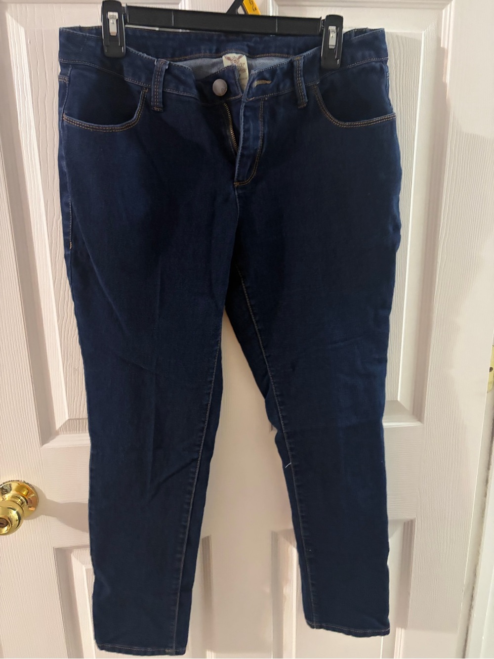 Gloria Vanderbilt Skinny Jeans in Dark Blue Wash